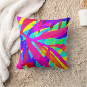 おもしろい明カラフルるい クッション (ブランケット)