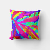 おもしろい明カラフルるい クッション (正面)