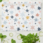 おもしろい星型 キッチンタオル (折り畳み)