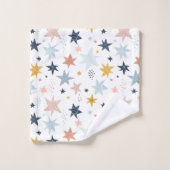 おもしろい星型 バスタオルセット (ウォッシュタオル)
