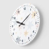 おもしろい星型 ラージ壁時計 (傾斜)