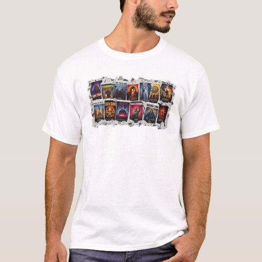 おもしろい映画ポスターのパロディTシャツ   Tシャツ (正面)