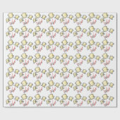 おもしろい映画ポップコーンパターンラッピング紙 ラッピングペーパー (フラット)