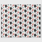 おもしろい映画愛好家のパーティータイルのラップ ラッピングペーパー (フラット)