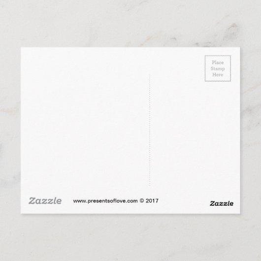 おもしろい映画館ポップコーンin赤い白いバケツ ポストカード (裏面)