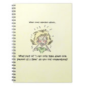 おもしろい時法廷記者の攻撃 ノートブック (正面)