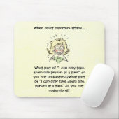 おもしろい時法廷記者の攻撃 マウスパッド (マウス)