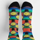 おもしろい時計ソックス ソックス (上部)