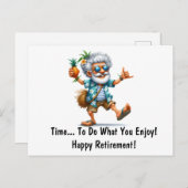 おもしろい時間 ポストカード (正面/裏面)