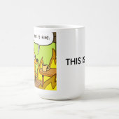 おもしろい暗号犬、こ素晴らしれは。 コーヒーマグカップ (中央)