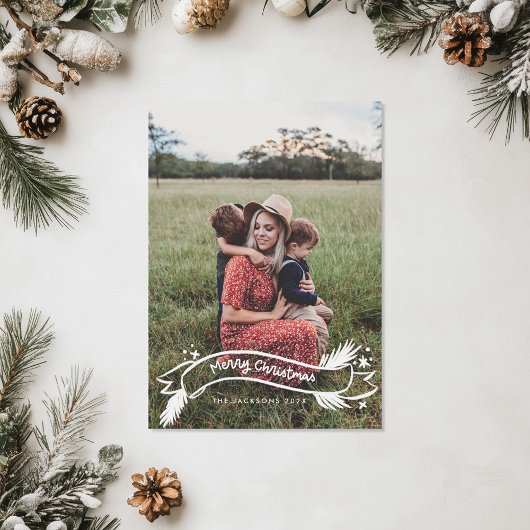 おもしろい書のクリスマス描! シーズンカード