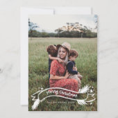 おもしろい書のクリスマス描! シーズンカード (正面)