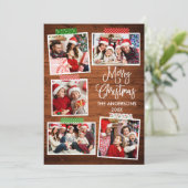 おもしろい書木目楽クリスマスクラフトテープ シーズンカード (スタンド正面)