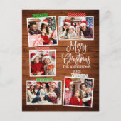 おもしろい書木目楽クリスマスクラフトテープ ポストカード (正面)