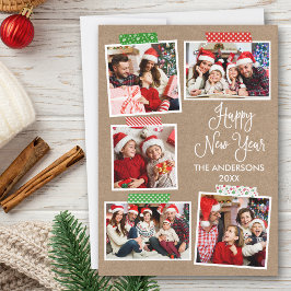 おもしろい書道クラフトハッピーニューイヤー工芸品テープ シーズンカード