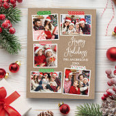 おもしろい書道クラフトハッピーホリデイズクラフトテープ ポストカード