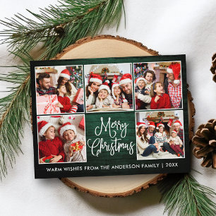 おもしろい書道グリーンウッド5写真クリスマス ポストカード