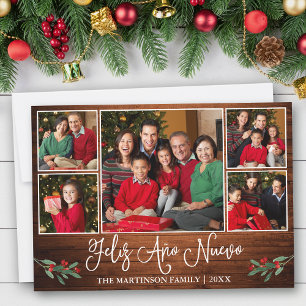 おもしろい書道フェリズAno Nuevo Wood 5写真 シーズンカード