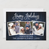 おもしろい書道ブルーウッド3写真 シーズンカード (正面)