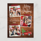 おもしろい書道プライド工芸品テープ木製トラック ポストカード (正面)