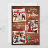 おもしろい書道プレイド工芸テープトラックウッド シーズンカード (正面)