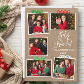 おもしろい書道Kraft Feliz Navidadクラフトテープ シーズンカード