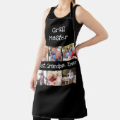 おもしろい最高のじいちゃん – 6枚のフォトコラージュグリルマスター エプロン (インサイチュ)