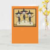 おもしろい最高のウィッチ カード (黄色い花)