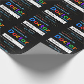 おもしろい最高のカスタムドクターギフト ラッピングペーパー (角)