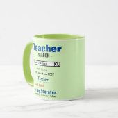 おもしろい最高のカスタム先生MAG マグカップ (正面左)