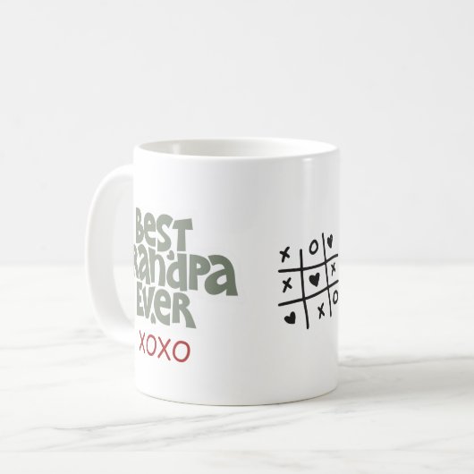 おもしろい最高のグランドパエバーコーヒーマグ コーヒーマグカップ (正面左)