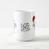 おもしろい最高のグランパエバーサンタハットクリスマスマグ コーヒーマグカップ (中央)