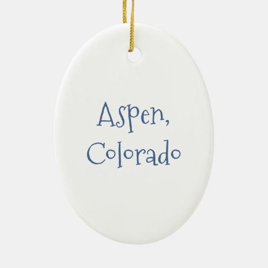 おもしろい最高のスキー旅行!ギプスで腕を折る セラミックオーナメント (裏面)