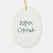 おもしろい最高のスノーボード旅行!骨折した足首の投げ込み セラミックオーナメント (裏面)