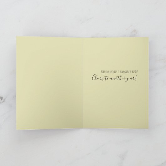 おもしろい最高のソンエバー誕生日モダンインスピリシティカード カード (内部)