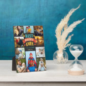 おもしろい最高のダディ10枚の写真コラージュ漫画フォント フォトプラーク (側面)