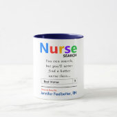 おもしろい最高のナース マグカップ (中央)