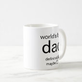 おもしろい最高のパパオアシスマグ | 音楽愛好家ギフト | ファス コーヒーマグカップ (正面右)