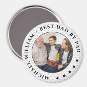 おもしろい最高のパパバイパー・ゴルフ父の日の写真 マグネット (正面/裏面)