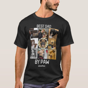 おもしろい最高のパパバイPawカスタム9 Photo Collage Tシャツ