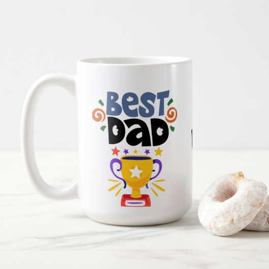 おもしろい最高のパパ賞コーヒーマグ コーヒーマグカップ (ドーナツ)