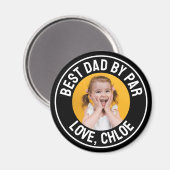 おもしろい最高のパパ(Par Photo) マグネット (正面/裏面)