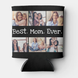 おもしろい最高のマ・エバーフォトコラージュパーソナライズされた 缶クーラー