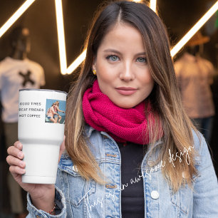 おもしろい最高のモダンFriendsカスタム写真 トラベルマグ