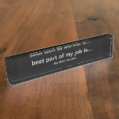 おもしろい最高の事務所 デスクネームプレート (側面)