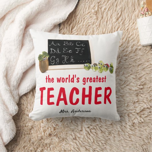 おもしろい最高の先生 クッション (ブランケット)