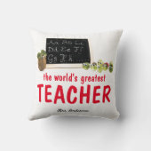 おもしろい最高の先生 クッション (裏面)