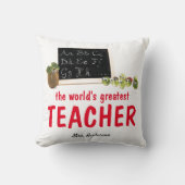 おもしろい最高の先生 クッション (正面)