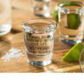 おもしろい最高の友がテキーラを連れて来る ショットグラス