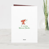 おもしろい最高の友が老誕生日穴掘りフクロウを得る カード (裏面)